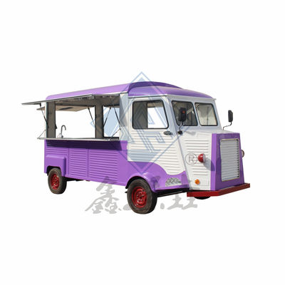 Verplaatsbare elektrische foodtruck Pasta sandwich hamburger 60V Spanning gesloten carrosserie type