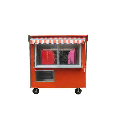 Custom Street Waffle Vending Cart Hot Food Stand Kiosk te koop voor 220V