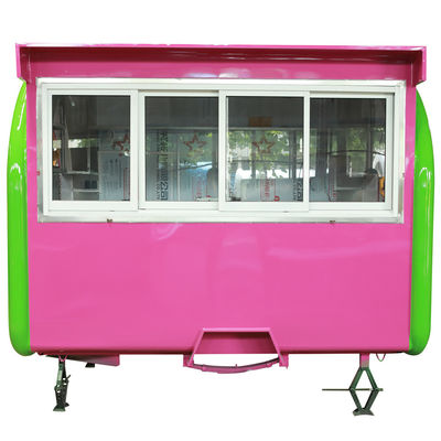 Custom Street Waffle Vending Cart Hot Food Stand Kiosk te koop voor 220V