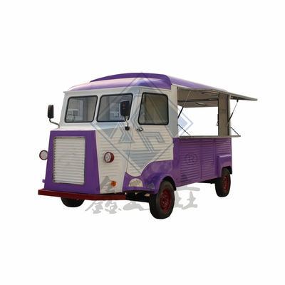 Verplaatsbare elektrische foodtruck Pasta sandwich hamburger 60V Spanning gesloten carrosserie type