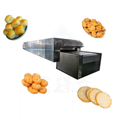 Automatische broodbakkerijapparatuur Gas mini elektrische tunnelband pizzaoven transportband