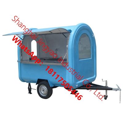 Grondstof Fruit JY-BT400 Hot Dog Cart 1500kg Capaciteit en Tornado Potato Food Cart
