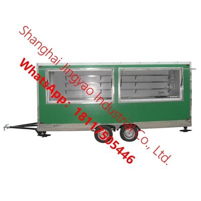 Grondstof Fruit JY-BT400 Hot Dog Cart 1500kg Capaciteit en Tornado Potato Food Cart