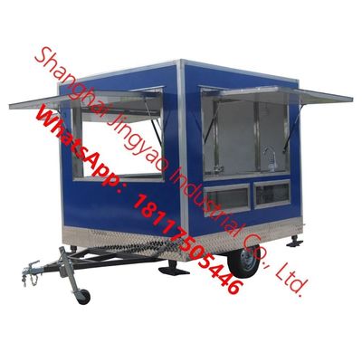 Grondstof Fruit JY-BT400 Hot Dog Cart 1500kg Capaciteit en Tornado Potato Food Cart