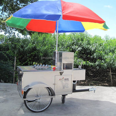 220V mobiele voedingswagen voor straatverkopers driewieler/elektrische hotdogwagen voor andere doeleinden