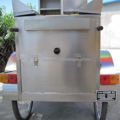 220V mobiele voedingswagen voor straatverkopers driewieler/elektrische hotdogwagen voor andere doeleinden