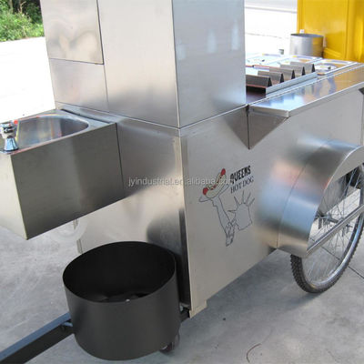 220V mobiele voedingswagen voor straatverkopers driewieler/elektrische hotdogwagen voor andere doeleinden