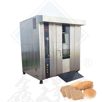 16 bakken Gas Rotary brood bakoven voor bakkerij winkel Voedingsmiddelen industrie apparatuur