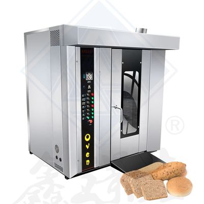 16 bakken Gas Rotary brood bakoven voor bakkerij winkel Voedingsmiddelen industrie apparatuur