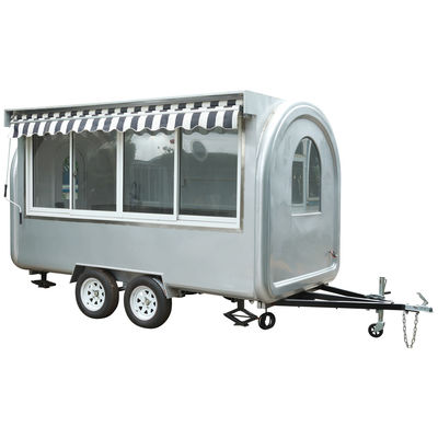 Lange levensduur Bakkerij pannenkoeken Sap Crepe Cupcake Koekjes Snacks Koffie Hot Dog Mobiele Food Cart