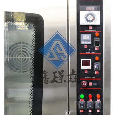 Gemakkelijk te bedienen 5 bakken Elektrische convectieoven voor het bakken van brood pizza en cake