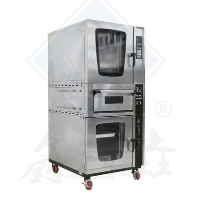Voedselverwerkingsmachine 10 bakken Elektrisch gas Commercieel warmluchtconvectieoven voor bakken