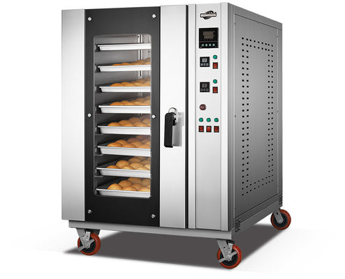 8 bakken Rotary Rack Gas bakoven Oven voor snack voedsel bakapparatuur tegen goede prijzen
