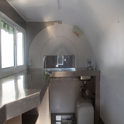 300 cm mobiele ronde model voedselmandje met baldachin dubbele assen grondstof melk 1000 kg