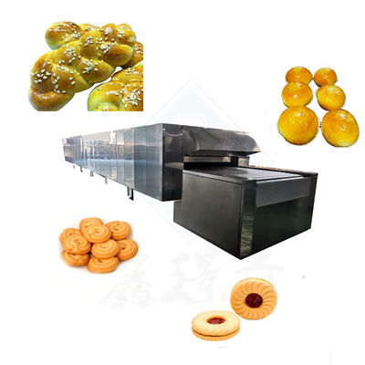 Elektrische oven voor het bakken van koekjes en aardappelchips in 22.5 x 32.5 x 24.5 cm tunnelontwerp
