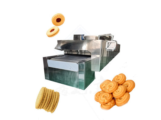 Elektrische oven voor het bakken van koekjes en aardappelchips in 22.5 x 32.5 x 24.5 cm tunnelontwerp