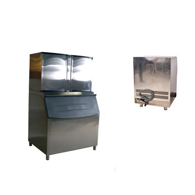 Voedingsmiddelen en dranken Industriële ijskubbenmachine 2 ton Semi-automatische voor industriële