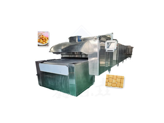 Energiebesparende bakkerij Tunneloven voor Arabisch Pita Brood en aardappelchips Bakken