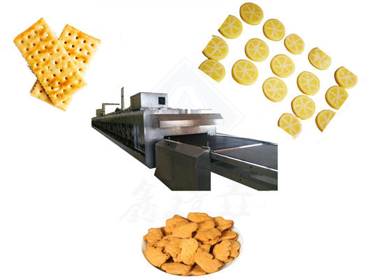 Energiebesparende bakkerij Tunneloven voor Arabisch Pita Brood en aardappelchips Bakken