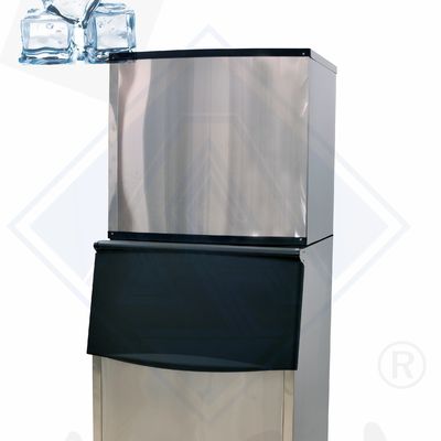 Geïntegreerd type ijsopslag water/lucht koeling ijsblokjesmaker 36 kg dagelijkse capaciteit 1T/dag