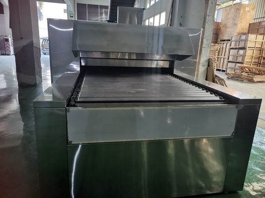 22.5 x 32.5 x 24.5 cm Koekjes maken Tunnel Oven met transportband en koolstofstaal riemen