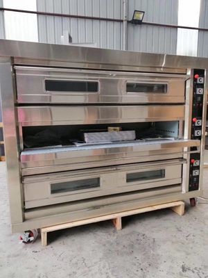 2020 Aluminium Dutch Oven Bake Deck Oven met gasenergie en temperatuurbereik 30-400