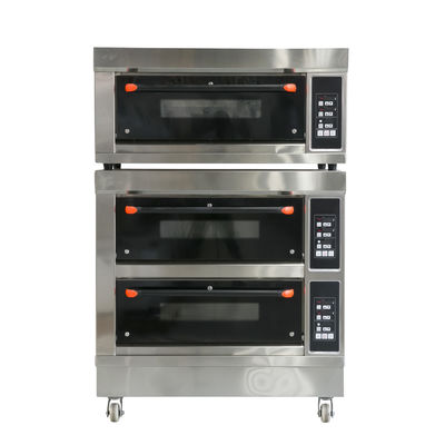 Voedsel- en drankwinkels Meerdere dekken gasoven voor het bakken van brood Pizza Vlees baguette bij het bakken