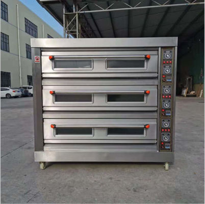 Voedsel- en drankwinkels Meerdere dekken gasoven voor het bakken van brood Pizza Vlees baguette bij het bakken