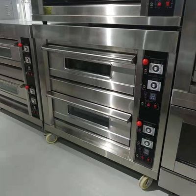 1640*850*1645mm Oversize Electric Gas / Power Combi Deck Oven met Proofer 2 Jaar