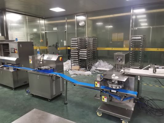 Double Colors Biscuits Mochi Ice Cream Filling Machine JY-868 PLC Makkelijk te bedienen 3 Hopper