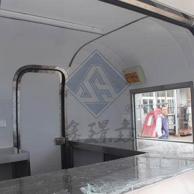 1000 KG aangepaste kleur mobiele voedseltruck met ontwerp enkel/dubbele assen