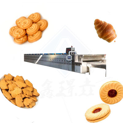 Automatische werking broodkoekjes Tunneloven Lijn met broodbakkerij apparatuur