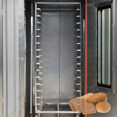 Gemaakt van 50,5 kW roerende elektrische oven van roestvrij staal voor de productie van koekbrood