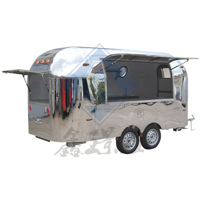 Direct leveren 4M Single/Double Axles Design mobiele foodtruck met water materiaal