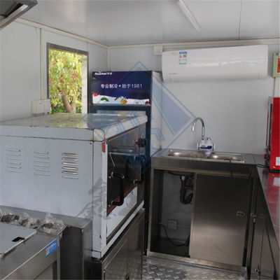 3M Single/Double Axles Design Mobile Customized Industrial Mobile Food Truck van roestvrij staal