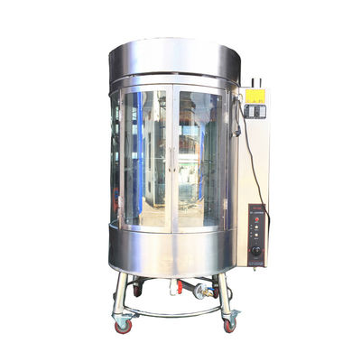 120 kg commerciële ronde houtskool gas geroosterde eend oven met online ondersteuning na service
