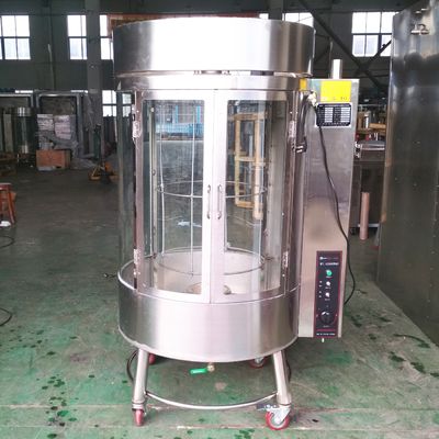 120 kg commerciële ronde houtskool gas geroosterde eend oven met online ondersteuning na service