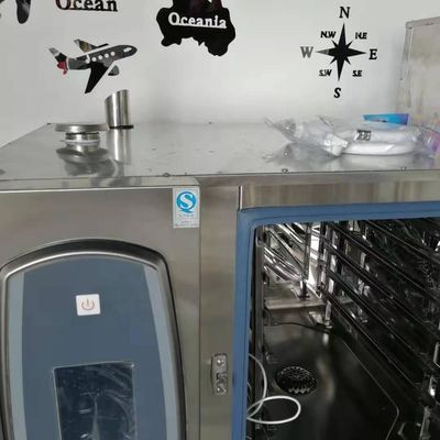 10 laag standaard type combinatie stoomoovens perfect voor de productie van voedingsmiddelen en dranken