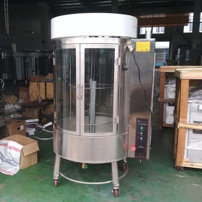 Online ondersteuning Volledig eendenrooster Elektrische en gasoven machine Rotary Chicken Grill apparatuur