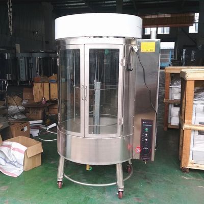 Online ondersteuning Volledig eendenrooster Elektrische en gasoven machine Rotary Chicken Grill apparatuur
