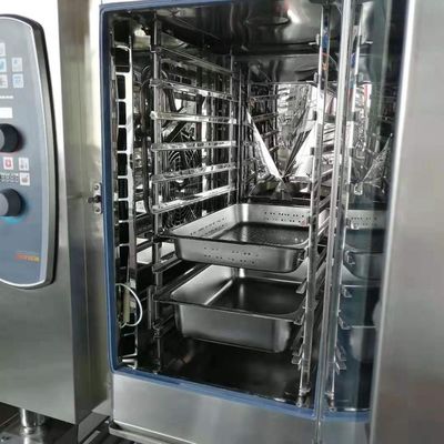 Roestvrij staal multifunctionele 6 laag elektrische combi stoomoond 9000/10000/11000