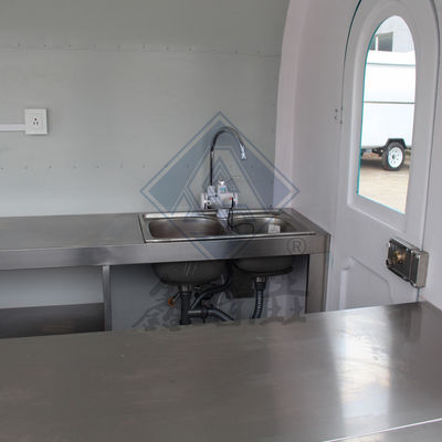 Industriële ronde/vierkante model voedseltruck met een-/dubbele assen en op maat gemaakte ontwerp