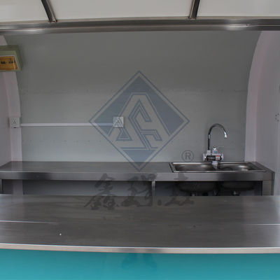 Industriële ronde/vierkante model voedseltruck met een-/dubbele assen en op maat gemaakte ontwerp