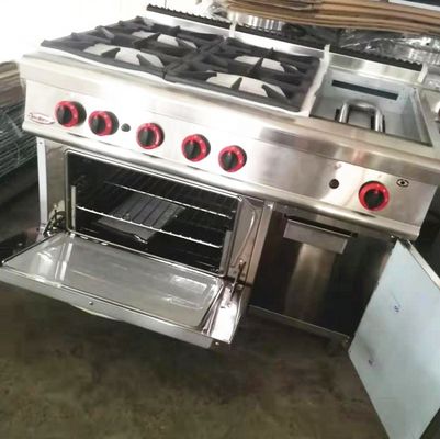 Verbeter uw kookervaring met 4 branders Gaskachel Combinatie Grill en Bakoven