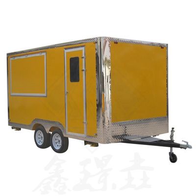 Food Service Trailer Cart 600 Mobile Customized Industrial met Canopy Square Mobile