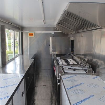 Food Service Trailer Cart 600 Mobile Customized Industrial met Canopy Square Mobile