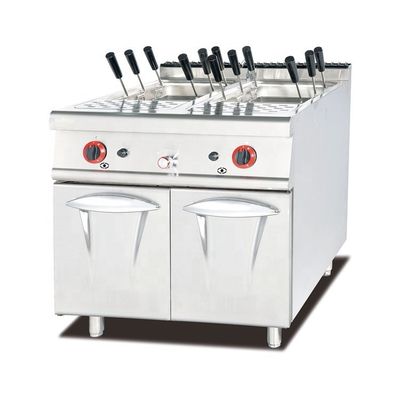 6 Gaskachel met roestvrij staal en broodbakoven