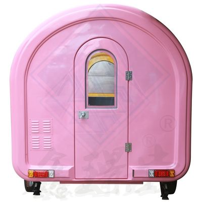 Gepersonaliseerde industriële ronde model vierkant mobiele foodtruck voor outdoor straatverkoop