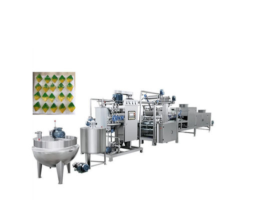 Hoge productie 70KW snoepmachine voor 150kg/h Bear Lollipop Geschikte productielijn