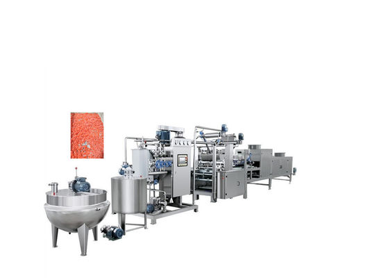 150 kg/uur industriële automatische beer lollypop snoepmachine met geavanceerde functie